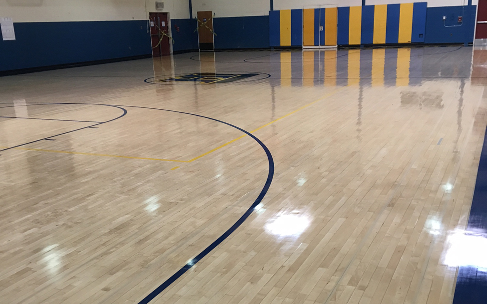 Wood Gym Floor Restoration 5 